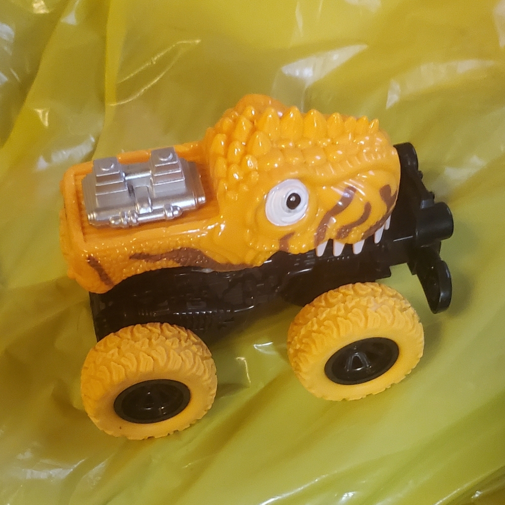 Dinosaur Monster Truck Toy - Yellow and Black